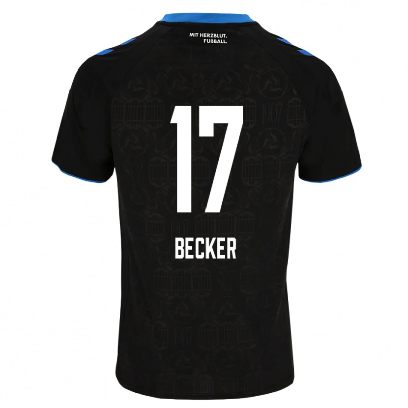 Danxen Herren Marlon Becker #17 Schwarz Weiß Rot Heimtrikot Trikot 2026/27 T-Shirt Schweiz