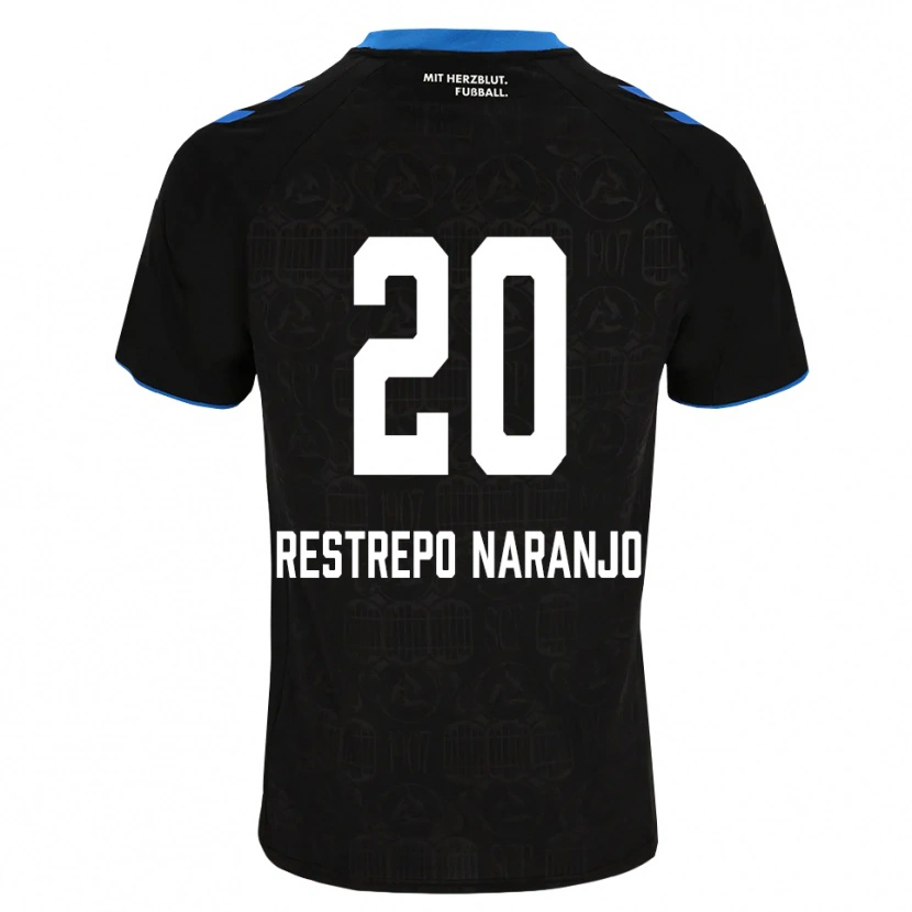 Danxen Herren Pedro Restrepo Naranjo #20 Schwarz Weiß Rot Heimtrikot Trikot 2026/27 T-Shirt Schweiz
