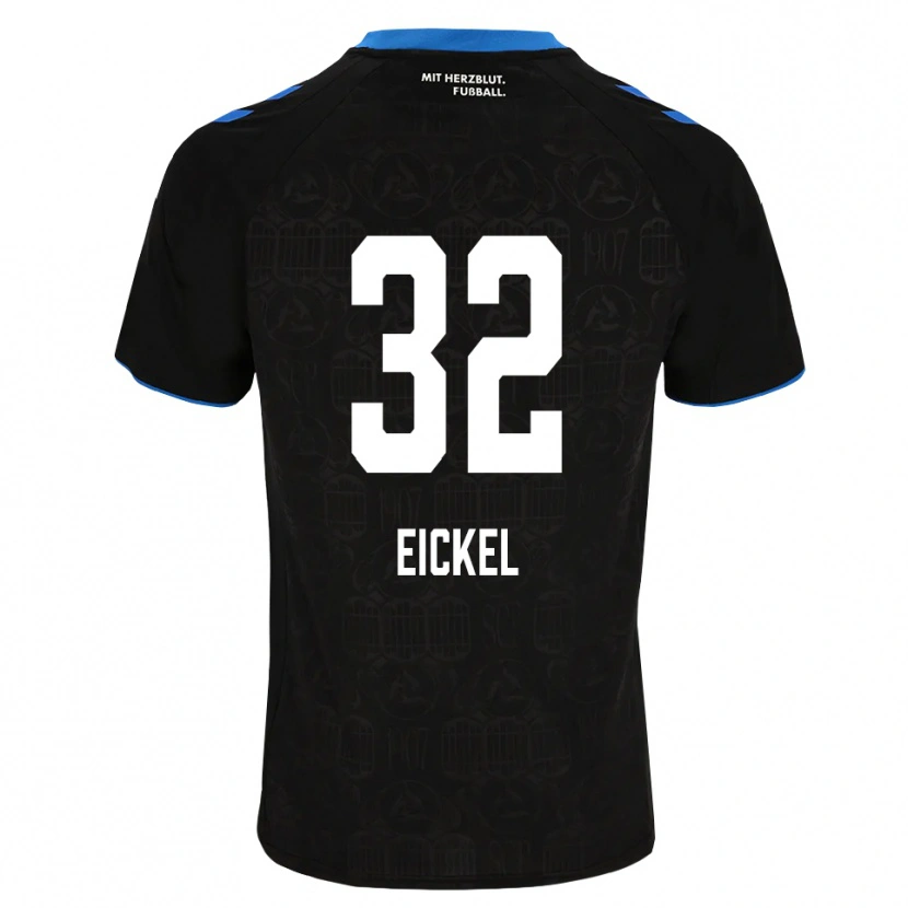 Danxen Herren Lasse Eickel #32 Schwarz Weiß Rot Heimtrikot Trikot 2026/27 T-Shirt Schweiz