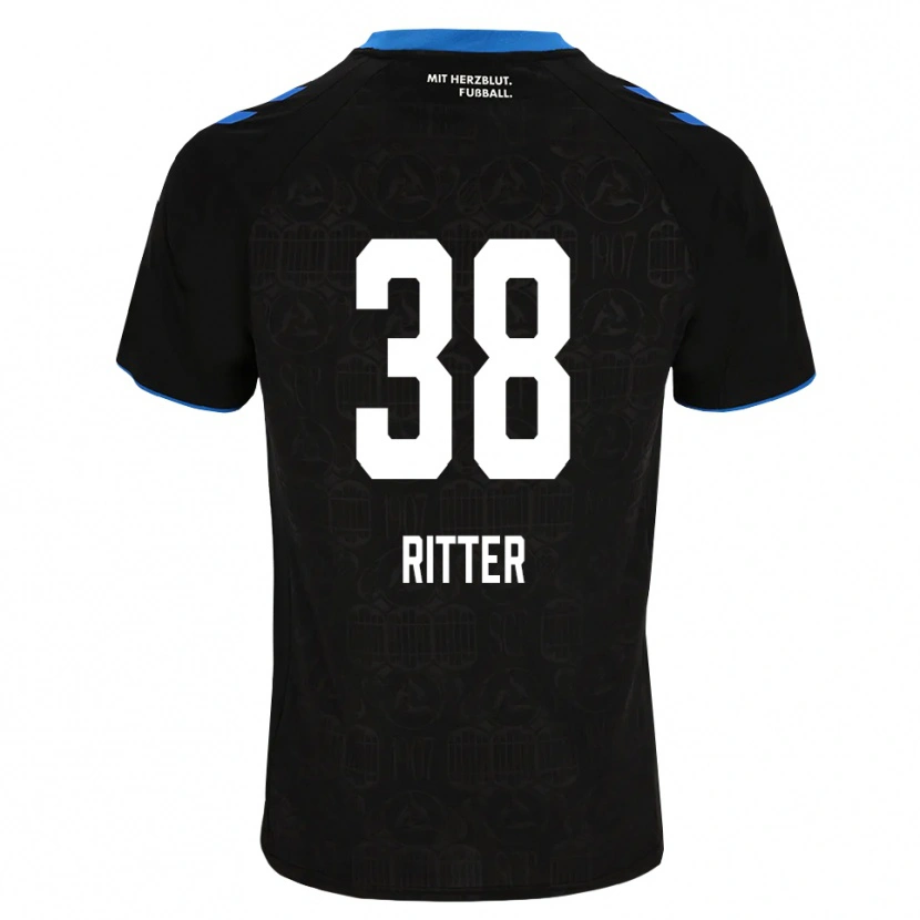 Danxen Herren Max Ritter #38 Schwarz Weiß Rot Heimtrikot Trikot 2026/27 T-Shirt Schweiz