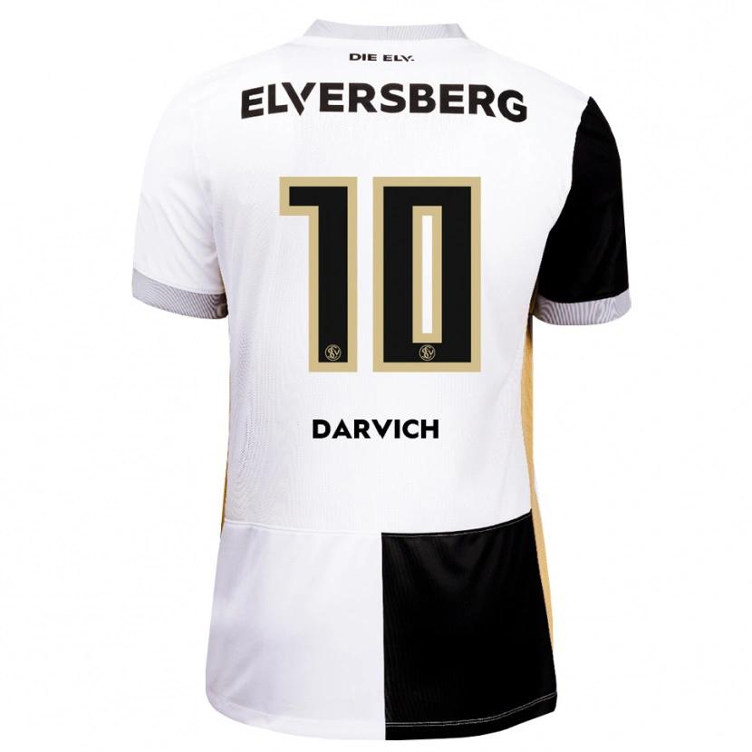 Danxen Herren Noah Darvich #10 Schwarz Weiß Braun Heimtrikot Trikot 2026/27 T-Shirt Schweiz