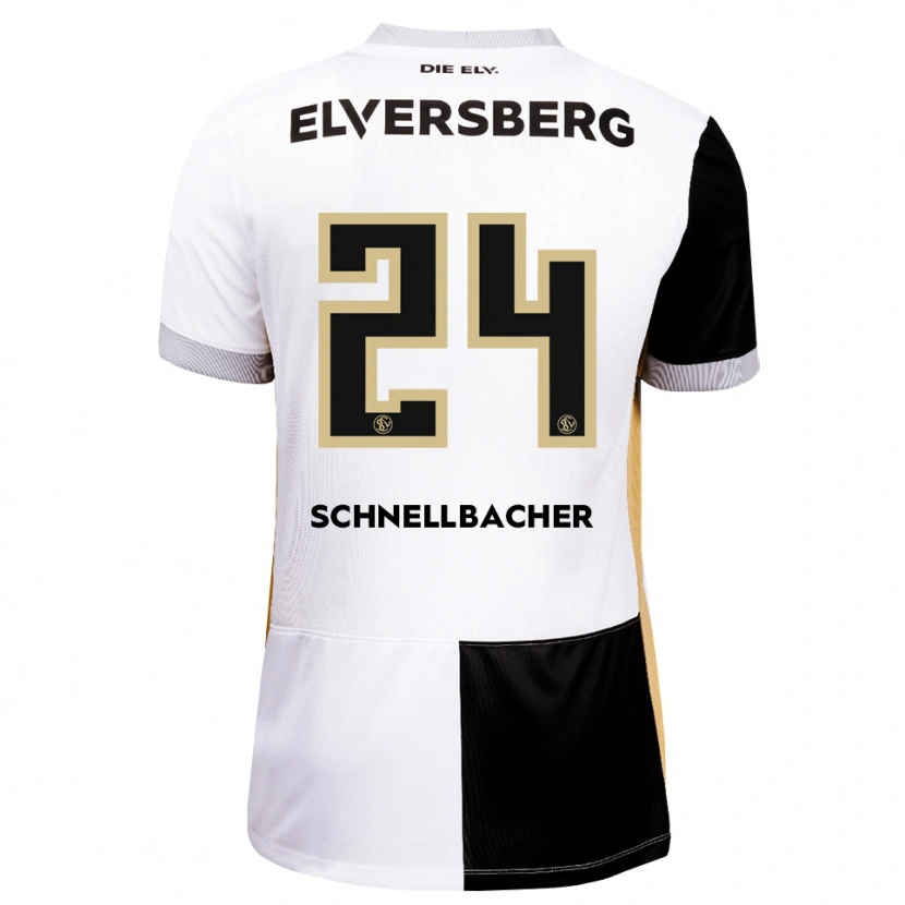 Danxen Herren Luca Schnellbacher #24 Schwarz Weiß Braun Heimtrikot Trikot 2026/27 T-Shirt Schweiz