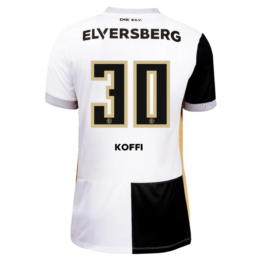 Danxen Herren Kevin Koffi #30 Schwarz Weiß Braun Heimtrikot Trikot 2026/27 T-Shirt Schweiz