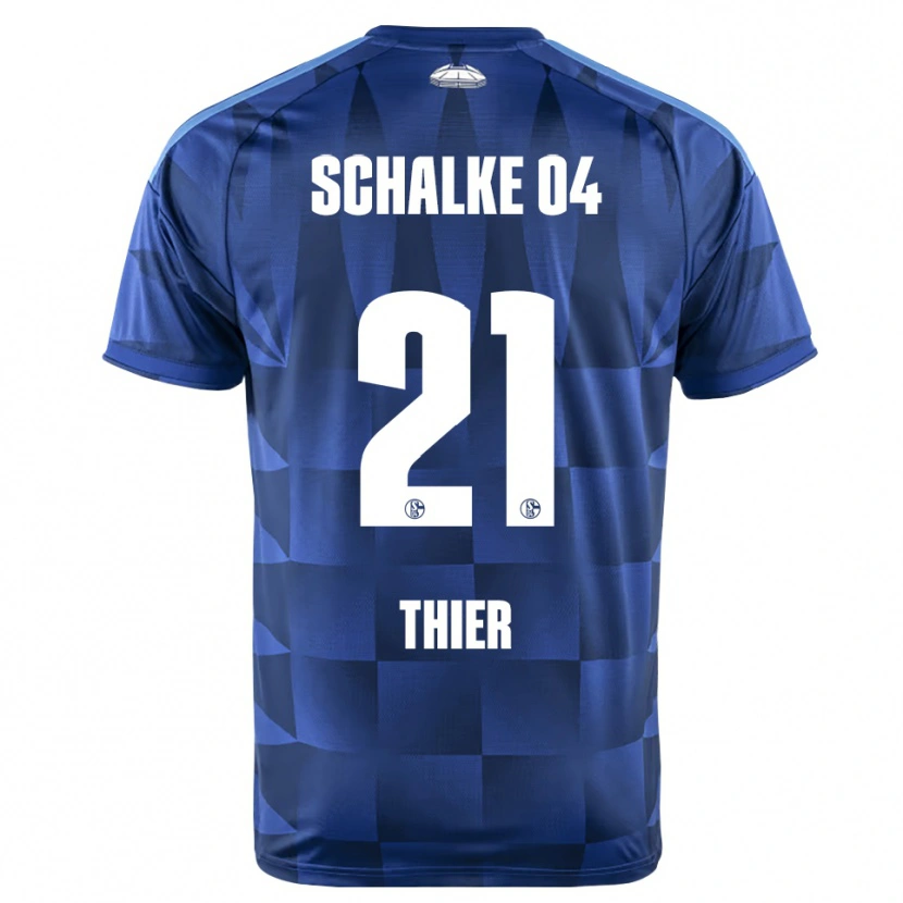 Danxen Herren Silas Thier #21 Dunkelblau Gelb Weiß Heimtrikot Trikot 2026/27 T-Shirt Schweiz