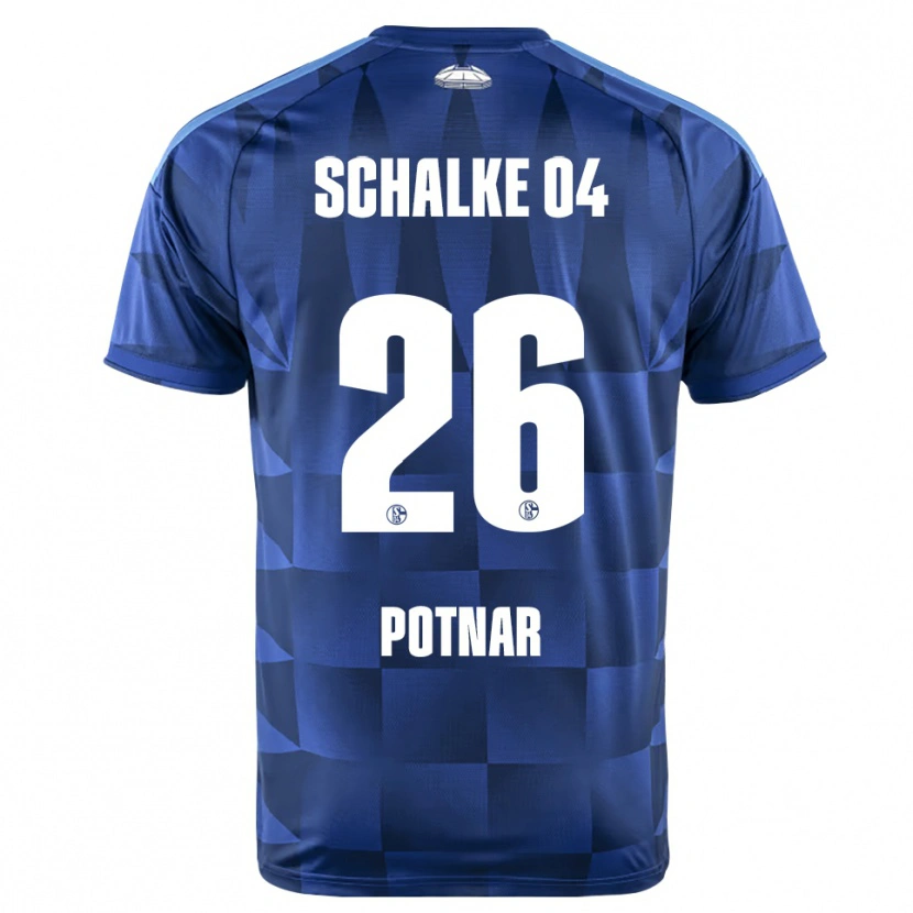 Danxen Herren Bojan Potnar #26 Dunkelblau Gelb Weiß Heimtrikot Trikot 2026/27 T-Shirt Schweiz