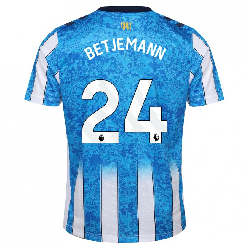 Danxen Herren Elliot Betjemann #24 Weiß Blau Orange Heimtrikot Trikot 2026/27 T-Shirt Schweiz