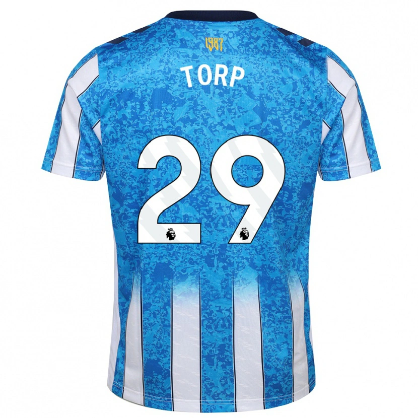 Danxen Herren Victor Torp #29 Weiß Blau Orange Heimtrikot Trikot 2026/27 T-Shirt Schweiz