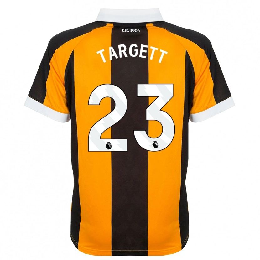 Danxen Herren Matt Targett #23 Orange Schwarz Weiß Heimtrikot Trikot 2026/27 T-Shirt Schweiz