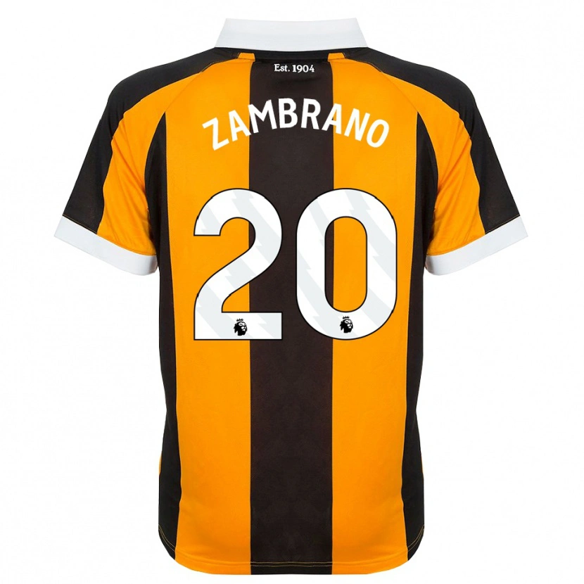 Danxen Herren Óscar Zambrano #20 Orange Schwarz Weiß Heimtrikot Trikot 2026/27 T-Shirt Schweiz