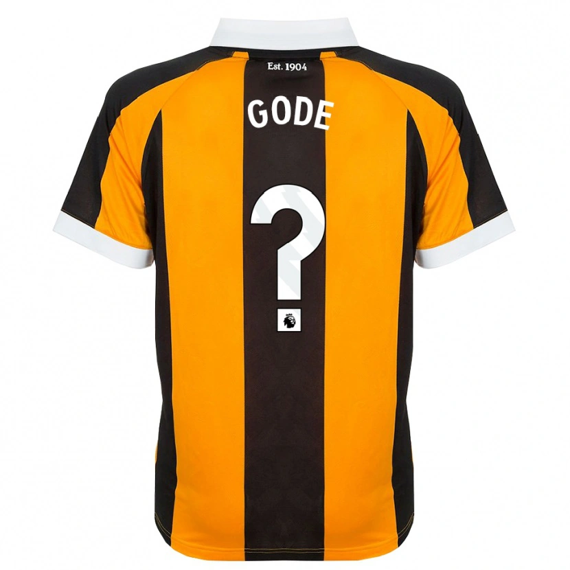 Danxen Herren Ted Gode #0 Orange Schwarz Weiß Heimtrikot Trikot 2026/27 T-Shirt Schweiz