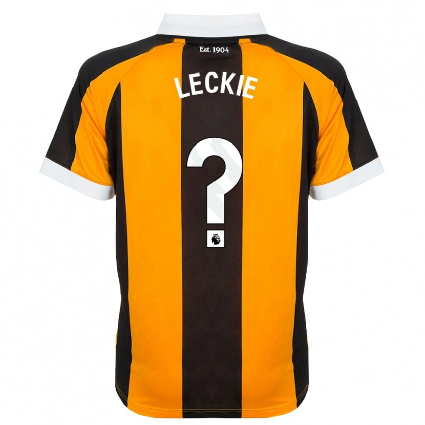 Danxen Herren Jack Leckie #0 Orange Schwarz Weiß Heimtrikot Trikot 2026/27 T-Shirt Schweiz