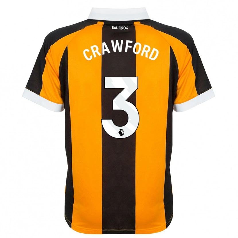 Danxen Herren Jude Crawford #3 Orange Schwarz Weiß Heimtrikot Trikot 2026/27 T-Shirt Schweiz