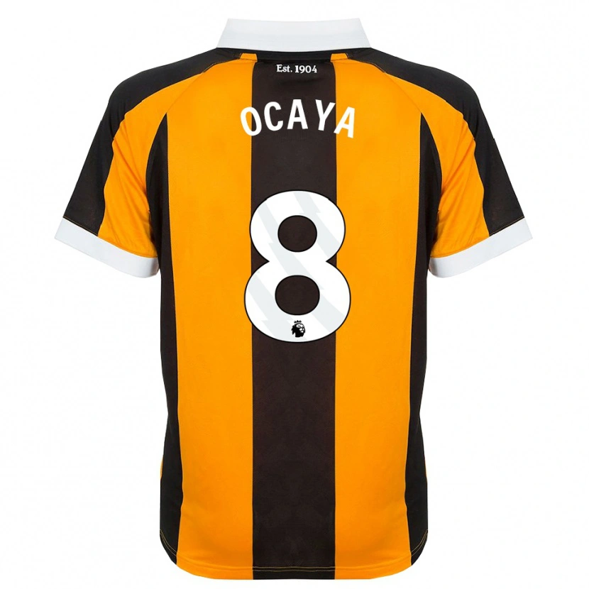 Danxen Herren Josh Ocaya #8 Orange Schwarz Weiß Heimtrikot Trikot 2026/27 T-Shirt Schweiz