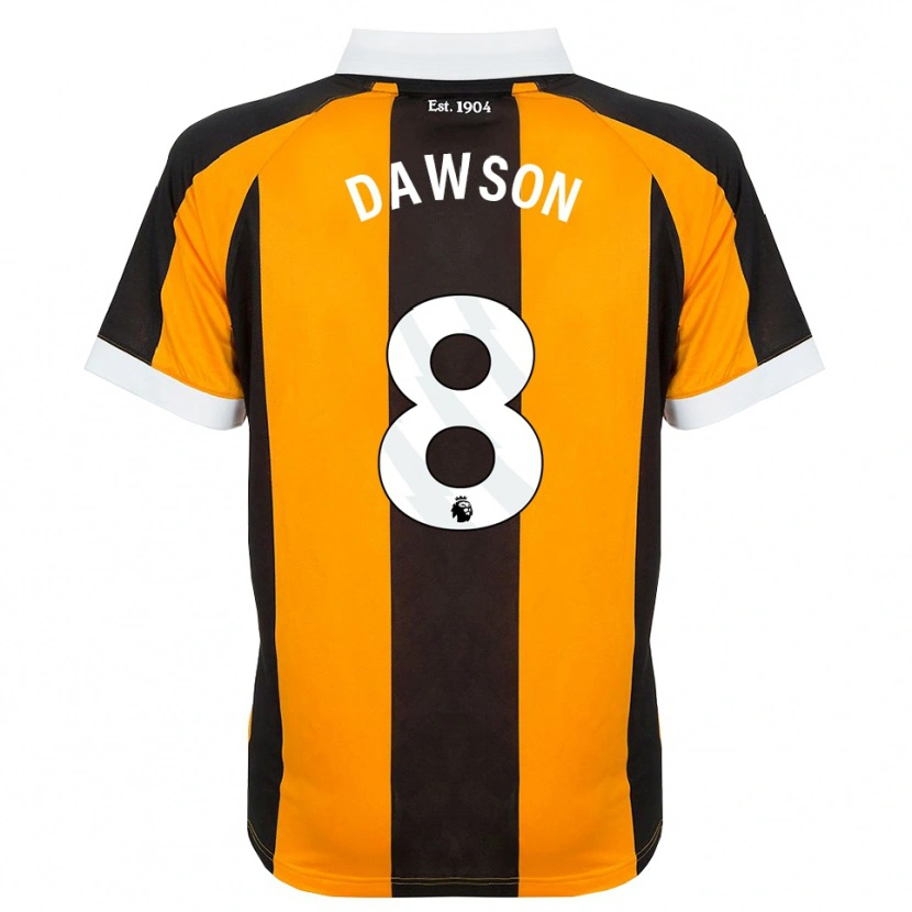 Danxen Herren Lucas Dawson #8 Orange Schwarz Weiß Heimtrikot Trikot 2026/27 T-Shirt Schweiz