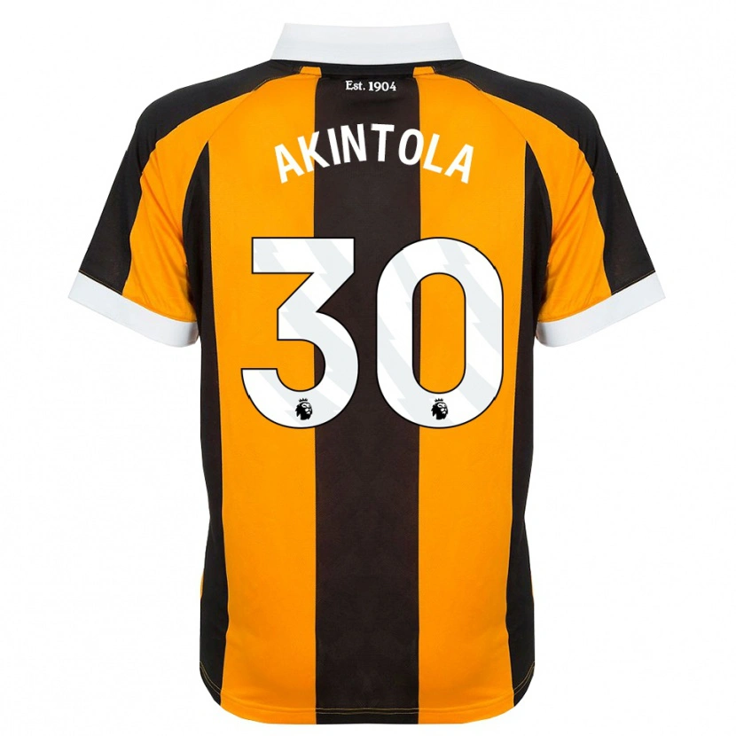 Danxen Herren David Akintola #30 Orange Schwarz Weiß Heimtrikot Trikot 2026/27 T-Shirt Schweiz