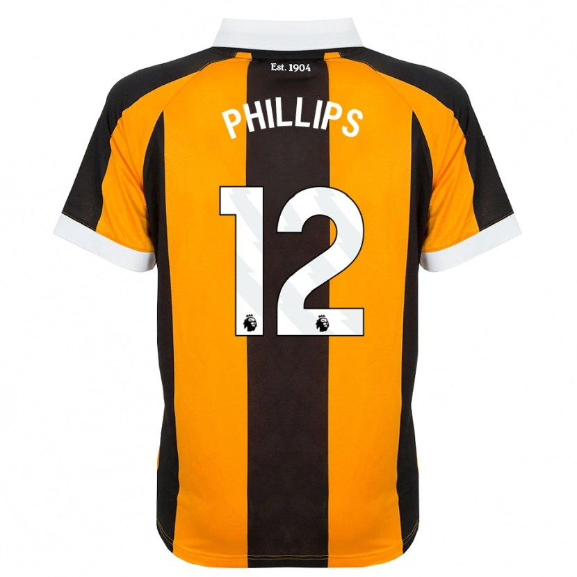 Danxen Herren Dillon Phillips #12 Orange Schwarz Weiß Heimtrikot Trikot 2026/27 T-Shirt Schweiz