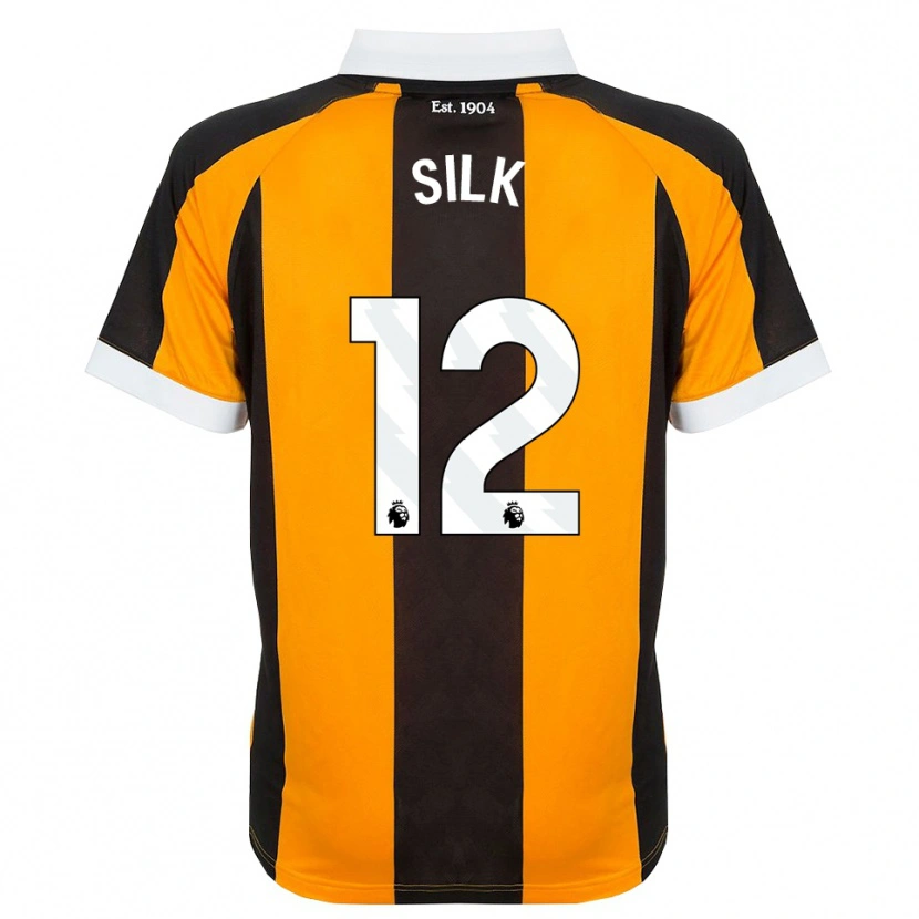 Danxen Herren Reuben Silk #12 Orange Schwarz Weiß Heimtrikot Trikot 2026/27 T-Shirt Schweiz