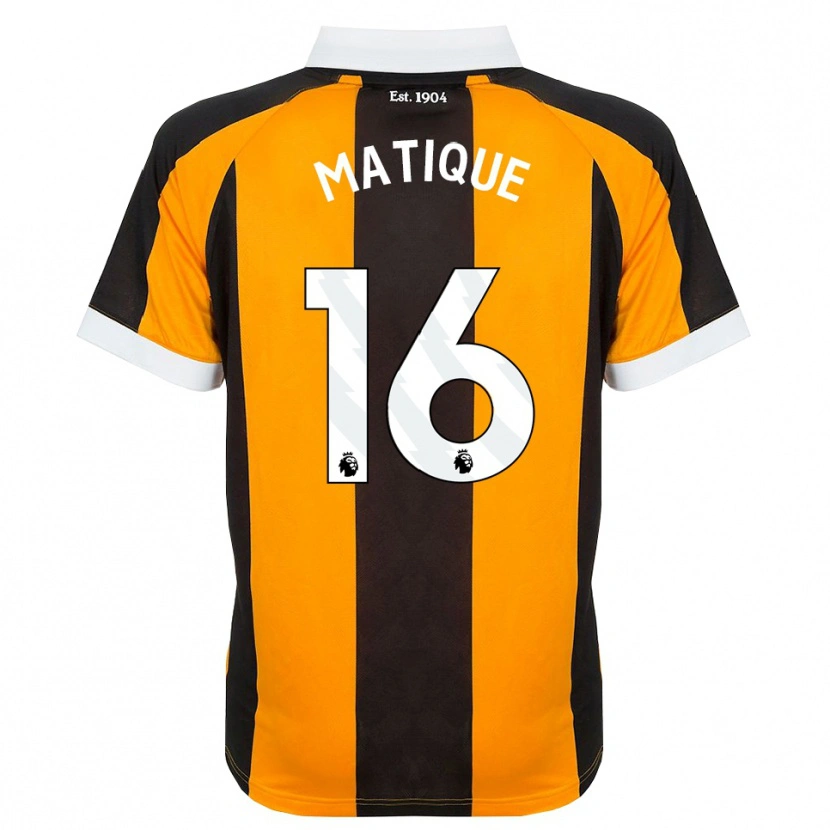 Danxen Herren Albert Matique #16 Orange Schwarz Weiß Heimtrikot Trikot 2026/27 T-Shirt Schweiz