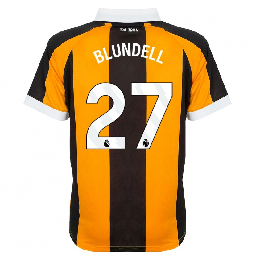 Danxen Herren Maddie Blundell #27 Orange Schwarz Weiß Heimtrikot Trikot 2026/27 T-Shirt Schweiz