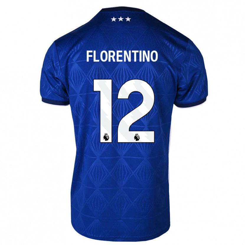 Danxen Herren Florentino Ibrain Morris Luís #12 Mittelblau Weiß Rot Heimtrikot Trikot 2026/27 T-Shirt Schweiz
