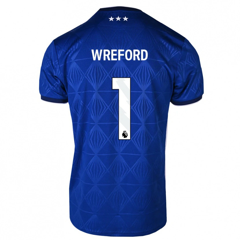 Danxen Herren Ruben Wreford #1 Mittelblau Weiß Rot Heimtrikot Trikot 2026/27 T-Shirt Schweiz