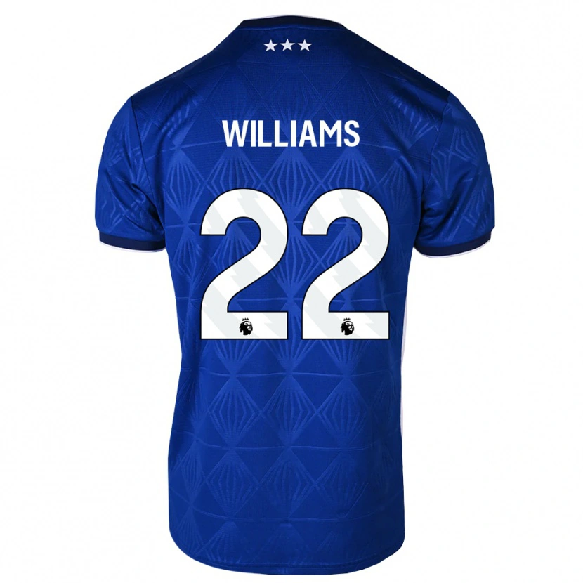 Danxen Herren Evie Williams #22 Mittelblau Weiß Rot Heimtrikot Trikot 2026/27 T-Shirt Schweiz