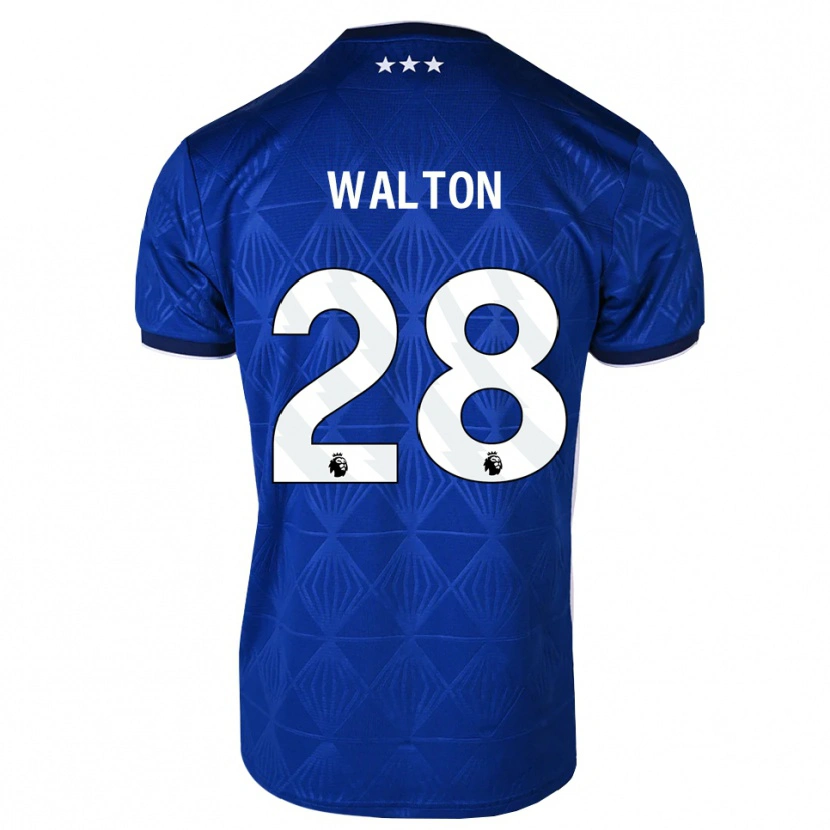 Danxen Herren Christian Walton #28 Mittelblau Weiß Rot Heimtrikot Trikot 2026/27 T-Shirt Schweiz