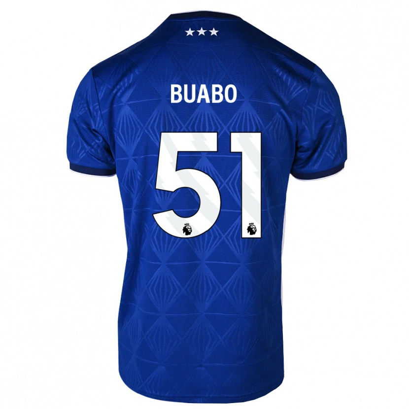 Danxen Herren Gerrard Buabo #51 Mittelblau Weiß Rot Heimtrikot Trikot 2026/27 T-Shirt Schweiz
