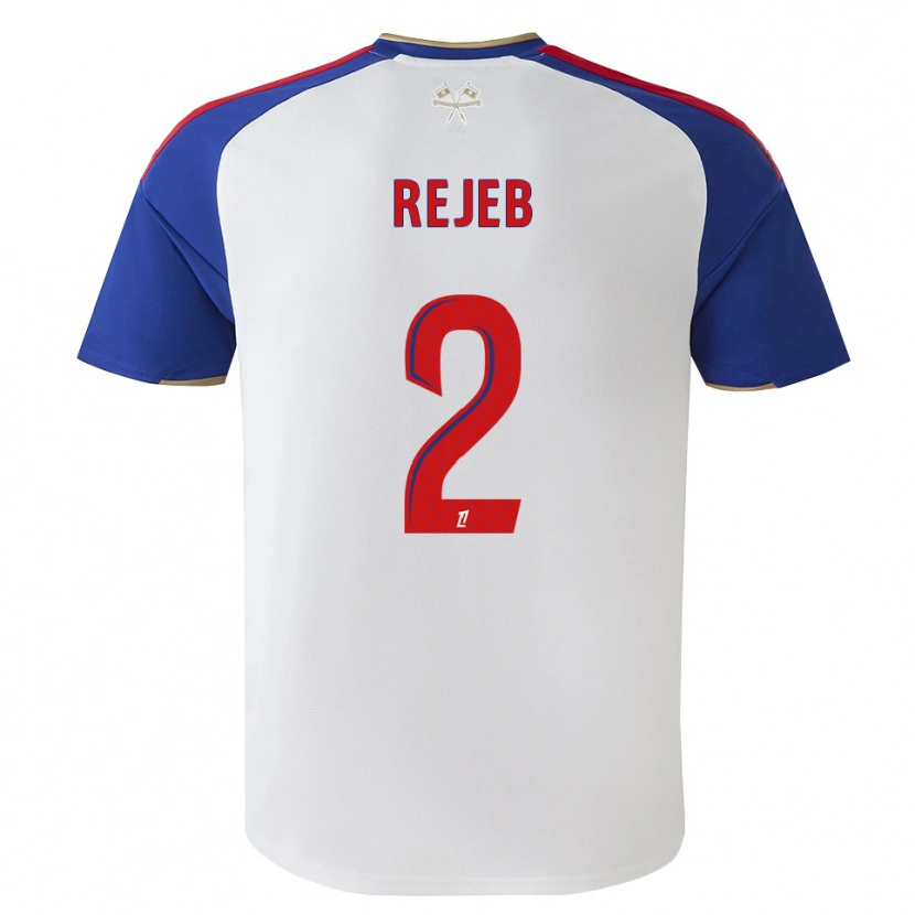 Danxen Herren Jibril Rejeb #2 Königsblau Rot Weiß Heimtrikot Trikot 2026/27 T-Shirt Schweiz
