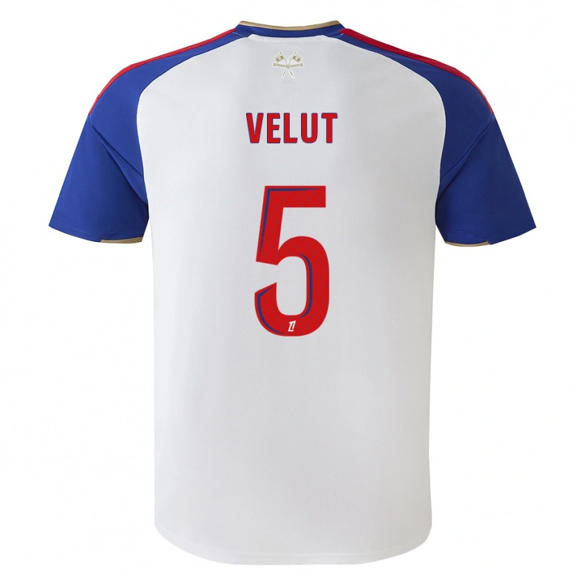 Danxen Herren Nolan Velut #5 Königsblau Rot Weiß Heimtrikot Trikot 2026/27 T-Shirt Schweiz