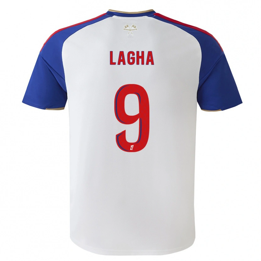 Danxen Herren Yannis Lagha #9 Königsblau Rot Weiß Heimtrikot Trikot 2026/27 T-Shirt Schweiz