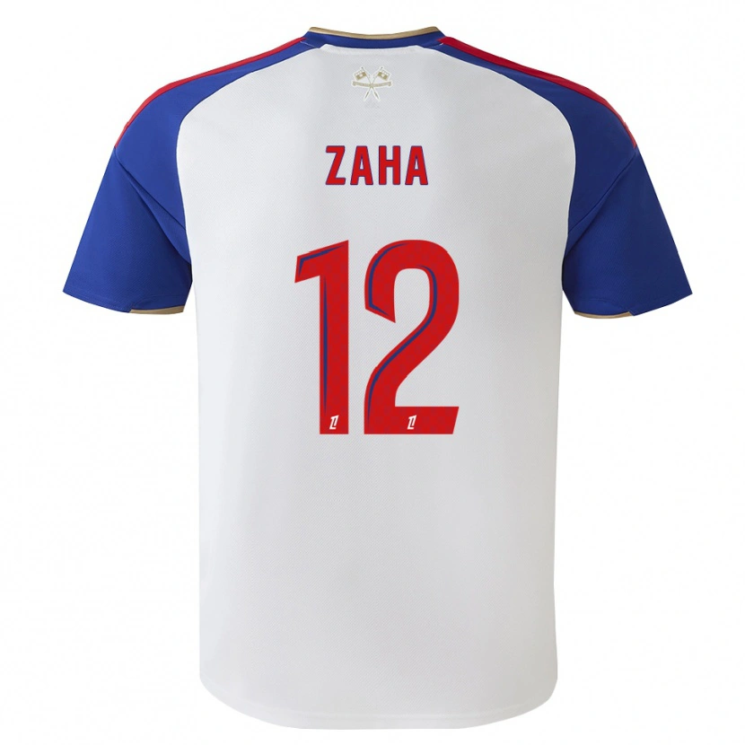 Danxen Herren Wilfried Zaha #12 Königsblau Rot Weiß Heimtrikot Trikot 2026/27 T-Shirt Schweiz