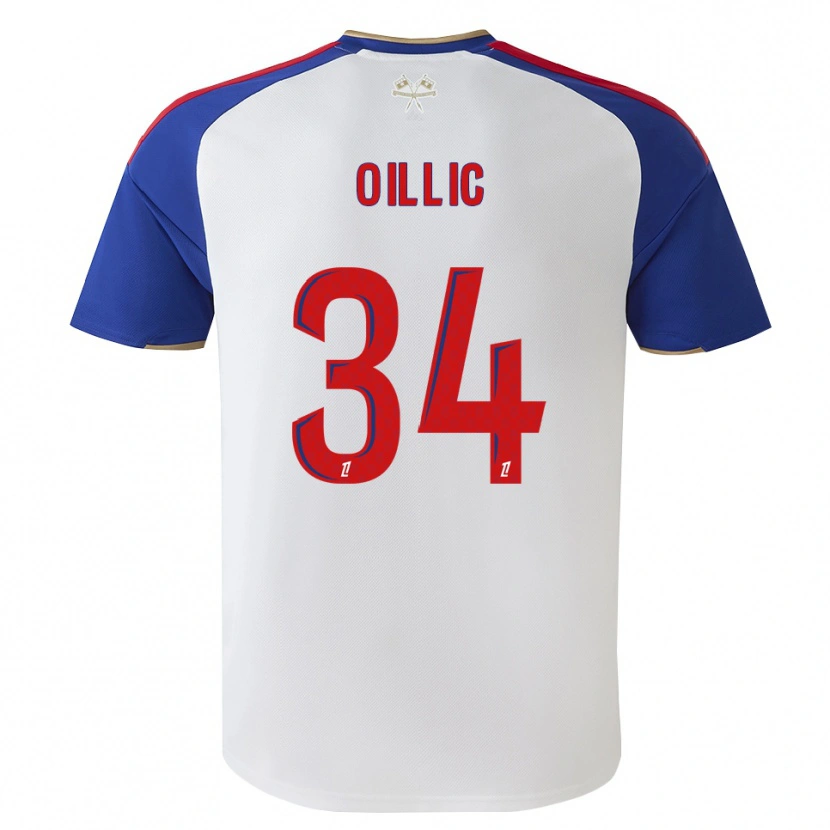 Danxen Herren Laureen Oillic #34 Königsblau Rot Weiß Heimtrikot Trikot 2026/27 T-Shirt Schweiz