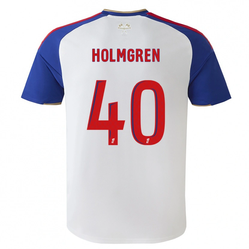 Danxen Herren Emma Holmgren #40 Königsblau Rot Weiß Heimtrikot Trikot 2026/27 T-Shirt Schweiz
