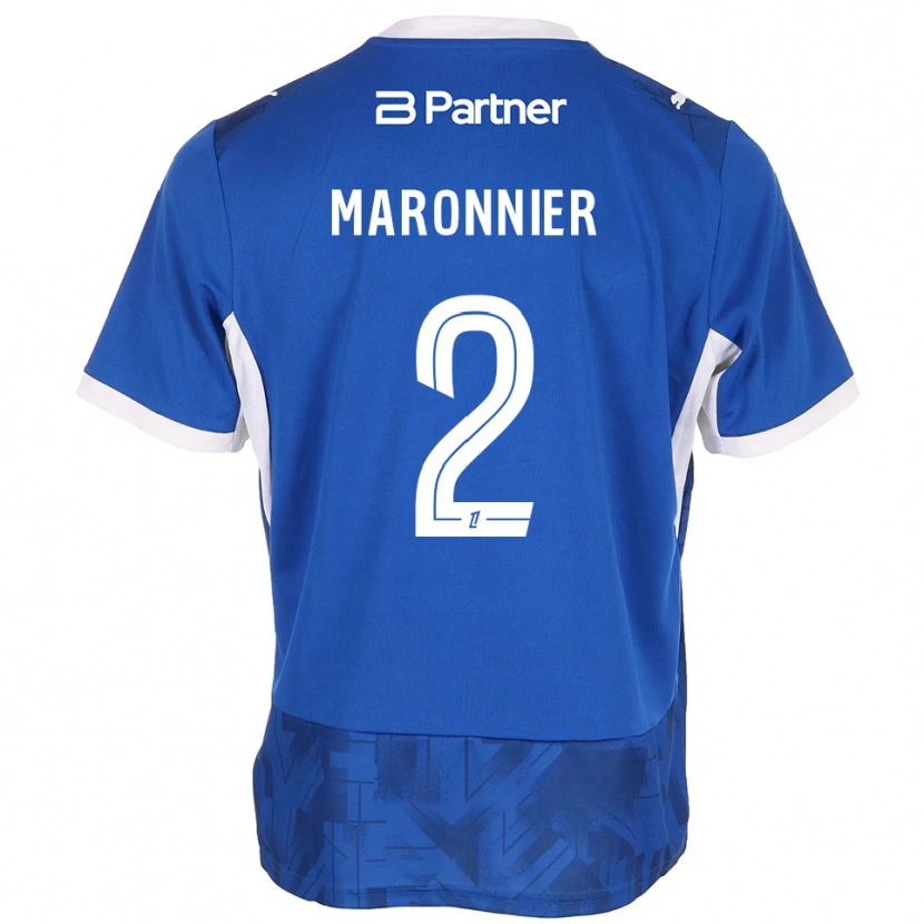 Danxen Herren Lucas Maronnier #2 Mittelblau Weiß Heimtrikot Trikot 2026/27 T-Shirt Schweiz