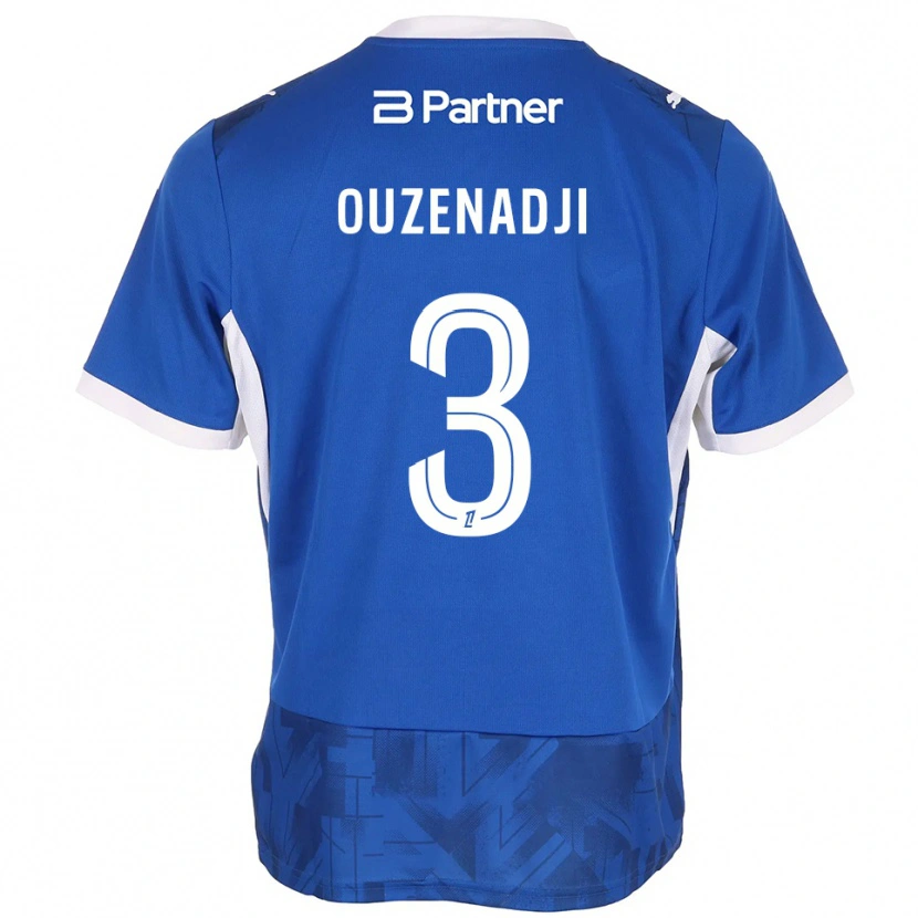 Danxen Herren Anis Ouzenadji #3 Mittelblau Weiß Heimtrikot Trikot 2026/27 T-Shirt Schweiz
