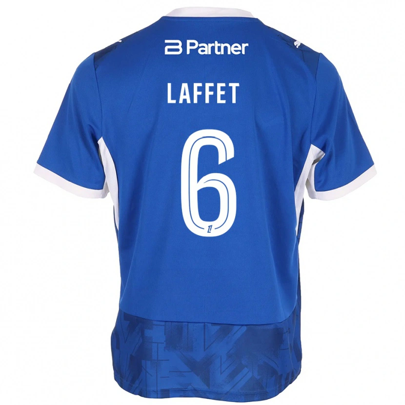 Danxen Herren Yves Laffet #6 Mittelblau Weiß Heimtrikot Trikot 2026/27 T-Shirt Schweiz
