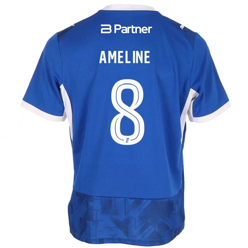 Danxen Herren Soan Ameline #8 Mittelblau Weiß Heimtrikot Trikot 2026/27 T-Shirt Schweiz