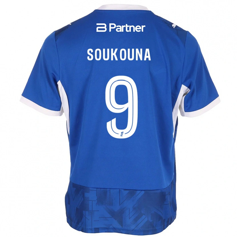 Danxen Herren Idrissa Soukouna #9 Mittelblau Weiß Heimtrikot Trikot 2026/27 T-Shirt Schweiz