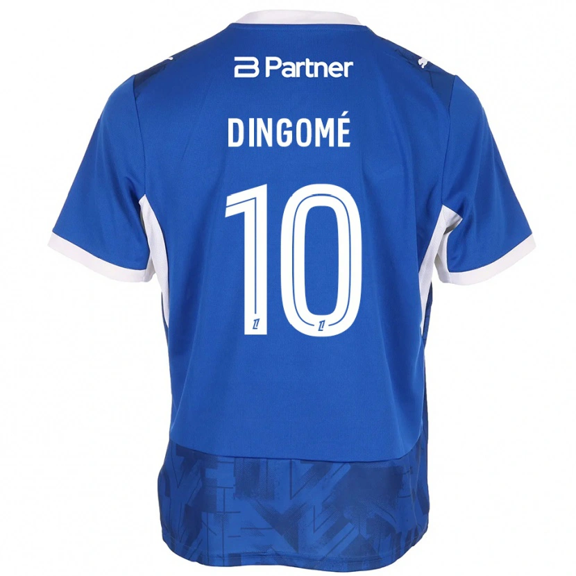 Danxen Herren Tristan Dingomé #10 Mittelblau Weiß Heimtrikot Trikot 2026/27 T-Shirt Schweiz