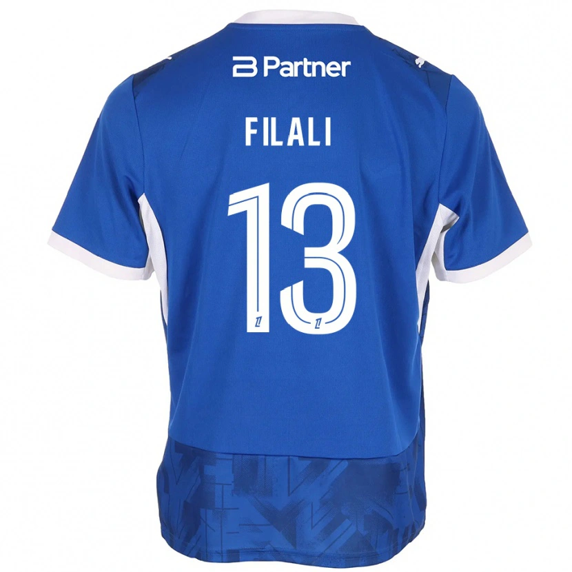 Danxen Herren Saad Filali #13 Mittelblau Weiß Heimtrikot Trikot 2026/27 T-Shirt Schweiz