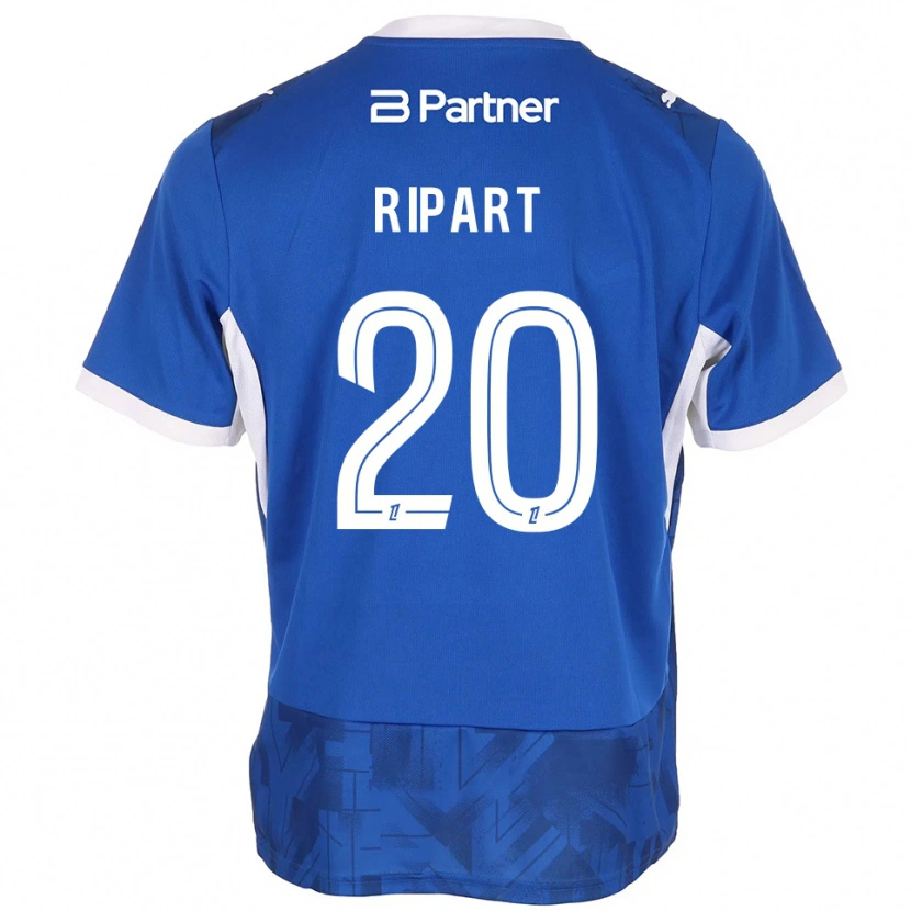 Danxen Herren Renaud Ripart #20 Mittelblau Weiß Heimtrikot Trikot 2026/27 T-Shirt Schweiz