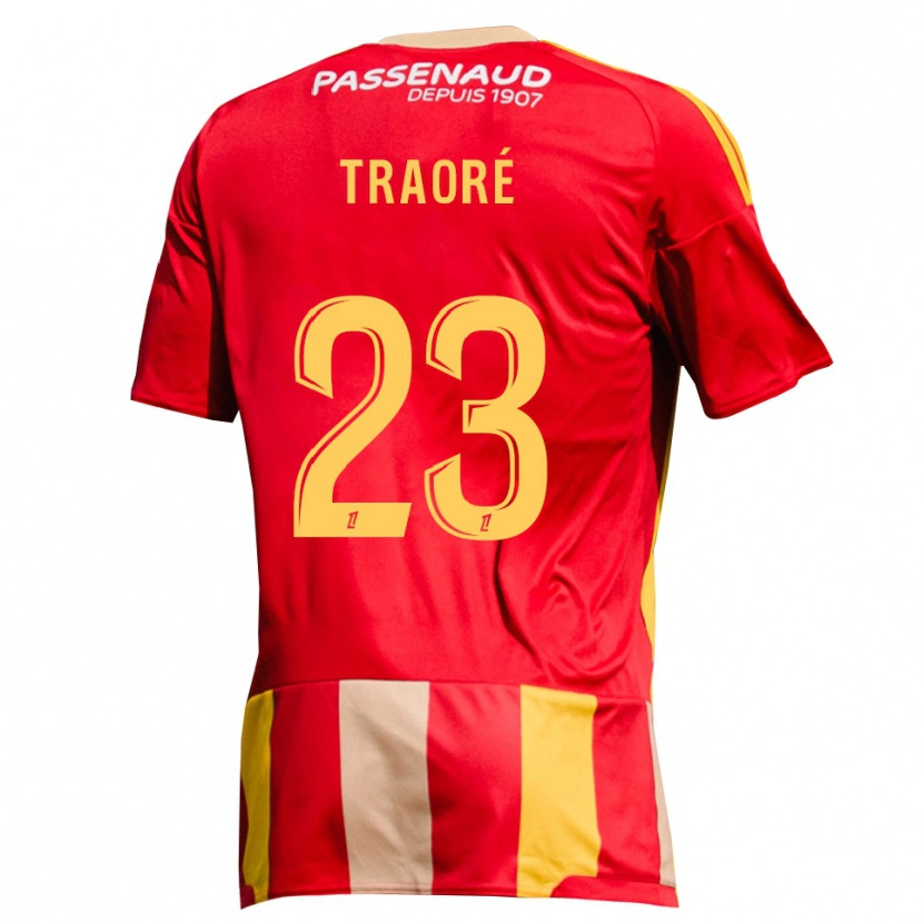 Danxen Herren Daouda Traoré #23 Rot Gelb Grün Heimtrikot Trikot 2026/27 T-Shirt Schweiz