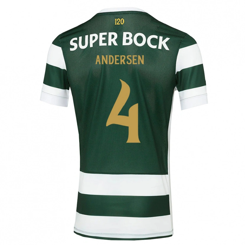 Danxen Herren Silas Andersen #4 Dunkelschiefergrau Weiß Heimtrikot Trikot 2026/27 T-Shirt Schweiz