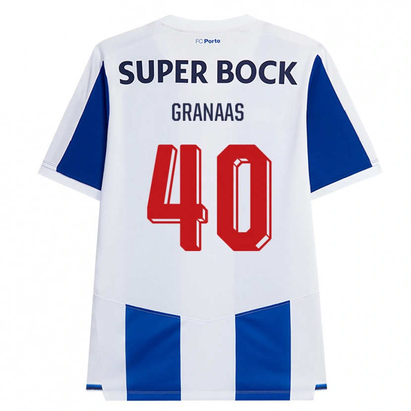 Danxen Herren Eirik Granaas #40 Blau Weiß Rot Heimtrikot Trikot 2026/27 T-Shirt Schweiz