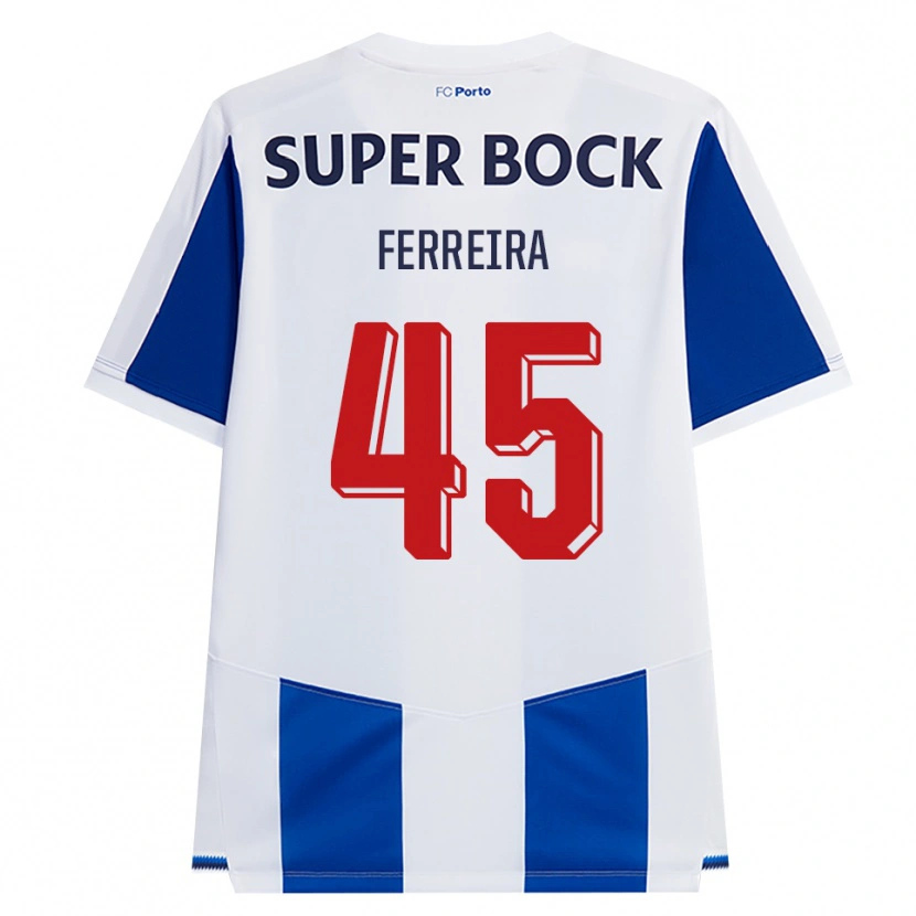 Danxen Herren Tiago Ferreira #45 Blau Weiß Rot Heimtrikot Trikot 2026/27 T-Shirt Schweiz
