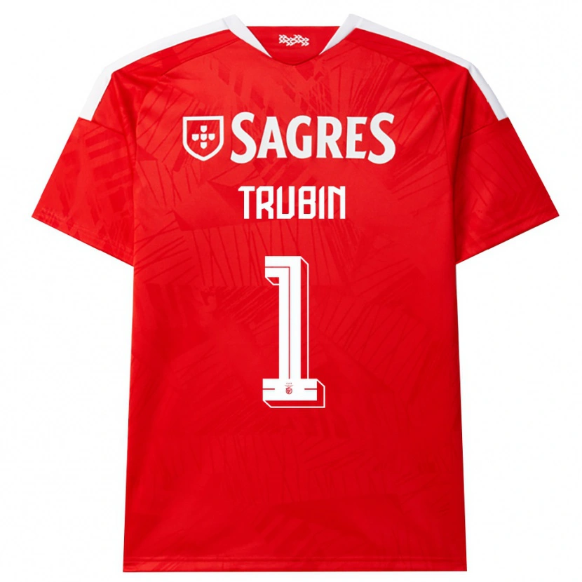 Danxen Herren Anatoliy Trubin #1 Rot Weiß Gelb Heimtrikot Trikot 2026/27 T-Shirt Schweiz