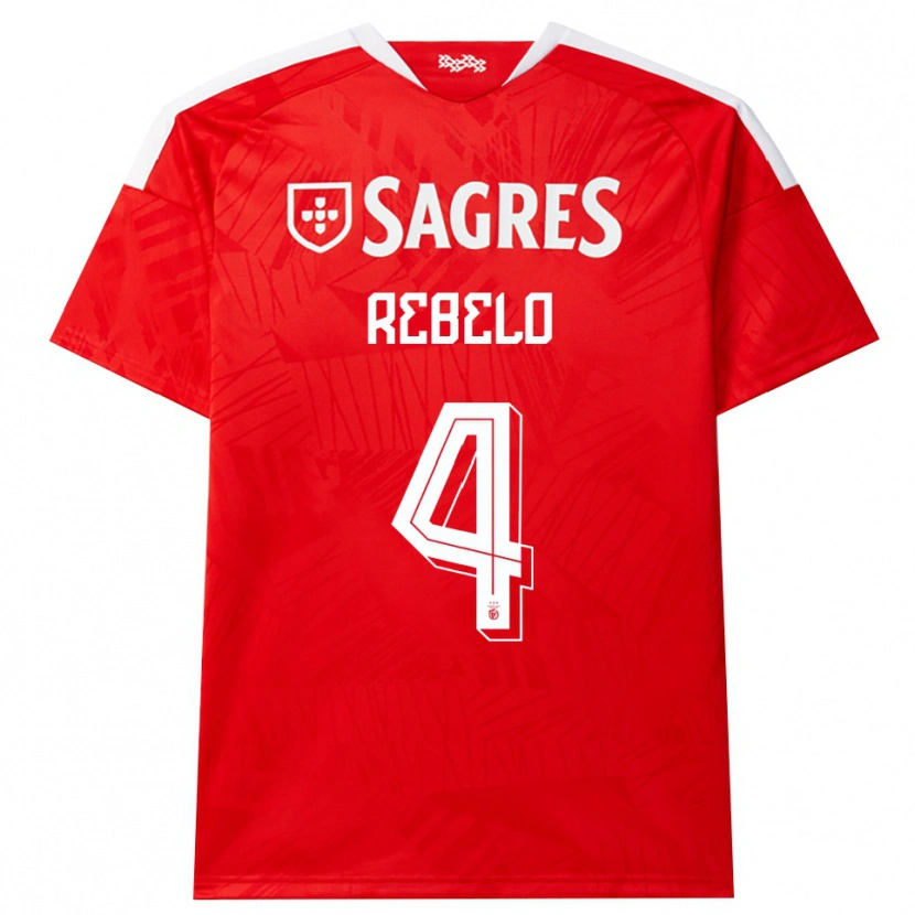Danxen Herren Silvia Rebelo #4 Rot Weiß Gelb Heimtrikot Trikot 2026/27 T-Shirt Schweiz