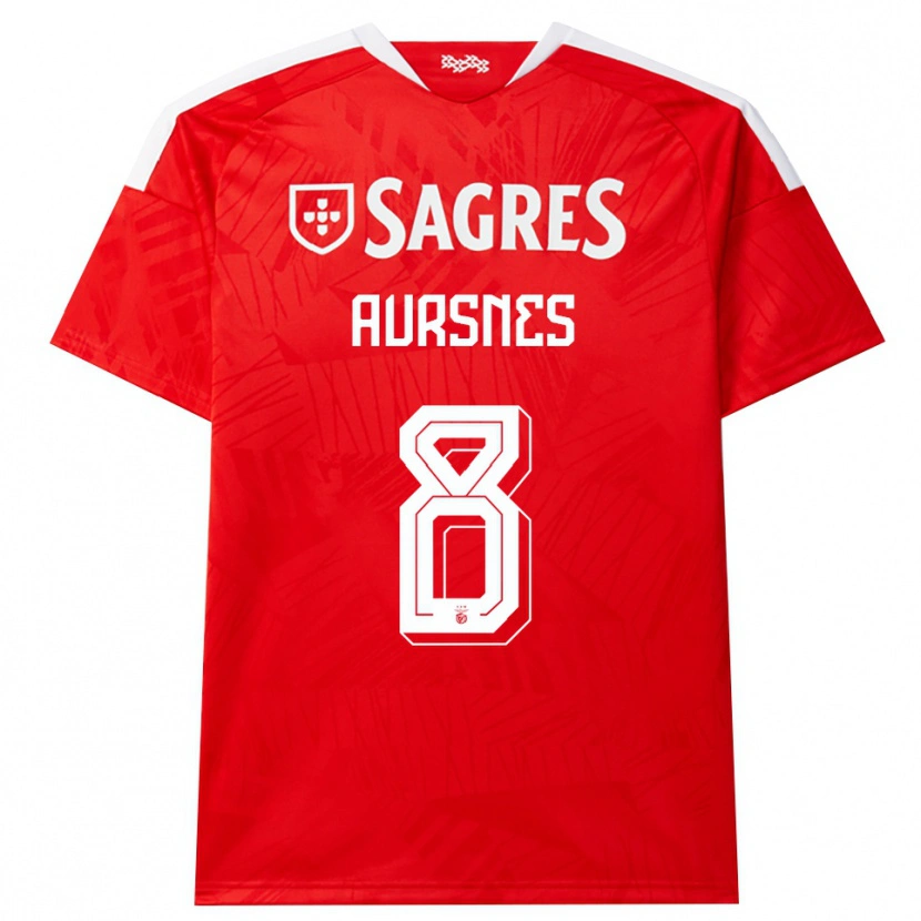 Danxen Herren Fredrik Aursnes #8 Rot Weiß Gelb Heimtrikot Trikot 2026/27 T-Shirt Schweiz