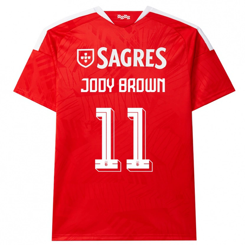 Danxen Herren Jody Brown #11 Rot Weiß Gelb Heimtrikot Trikot 2026/27 T-Shirt Schweiz